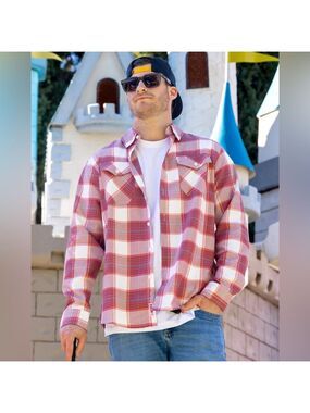 Dixxon The Happy Land Flannel Men's Large NWT